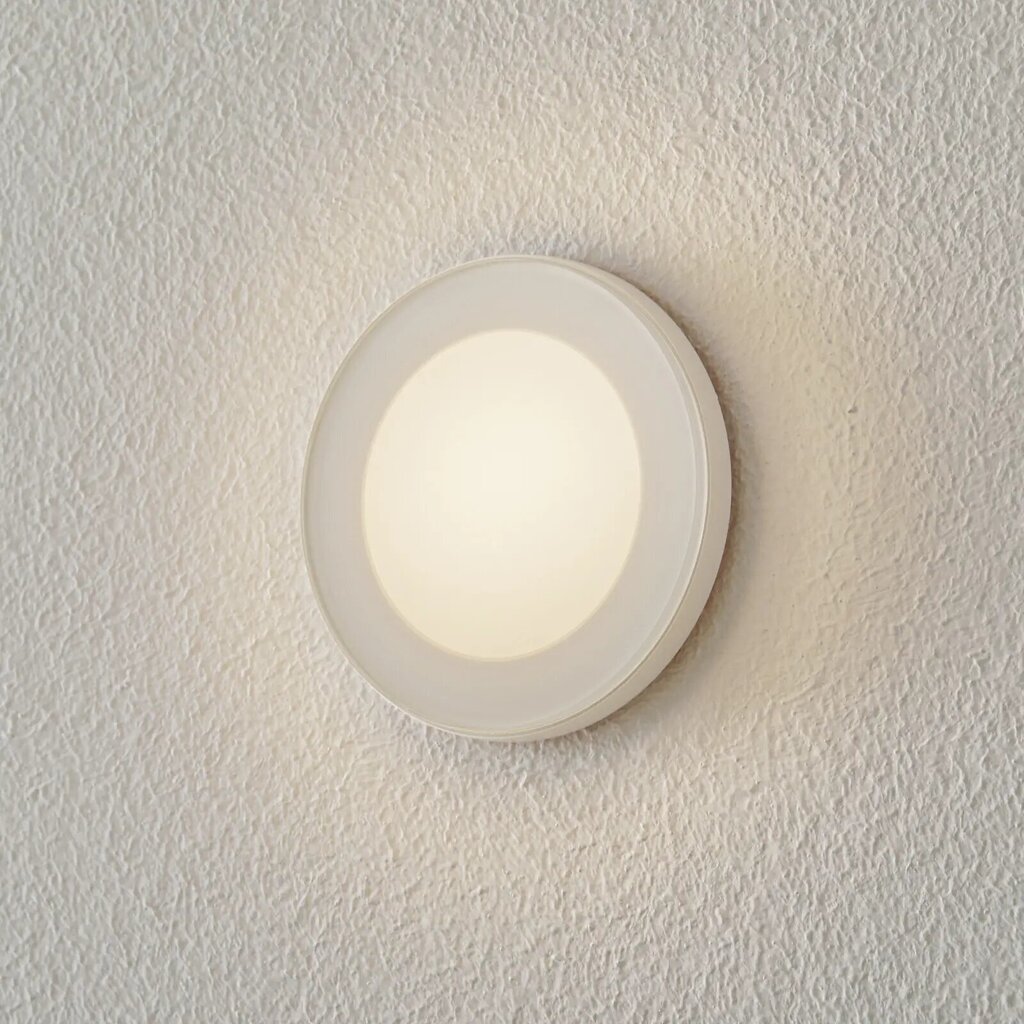 BEGA Accenta sienas stiprinājuma apaļais gredzens balts 160lm cena un informācija | Sienas lampas | 220.lv
