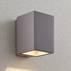 Cataleya LED āra sienas lampa, betons, 12x16 cm cena un informācija | Sienas lampas | 220.lv