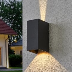 Двусторонний LED настенный светильник Kimian, серый цена и информация | Уличное освещение | 220.lv