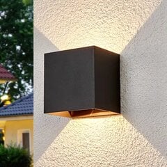 Evie - āra sienas lampa ar LED spuldzēm цена и информация | Уличное освещение | 220.lv