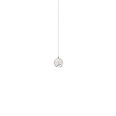 Подвесной светодиодный светильник Hayley со стеклянным шаром, 1 лампочка, золото