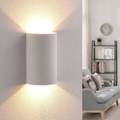Jenke LED sienas lampa no ģipša, pusapaļa cena un informācija | Sienas lampas | 220.lv