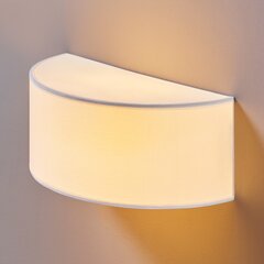 Katrien pusapaļa auduma sienas lampa cena un informācija | Sienas lampas | 220.lv