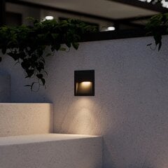 Kvadrātveida LED padziļināts sienas apgaismojums Loya āra cena un informācija | Āra apgaismojums | 220.lv