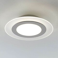 LED griestu gaismeklis Derik, apaļš, auksti balts, blāvs. cena un informācija | Griestu lampas | 220.lv