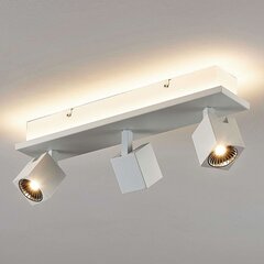 LED griestu lampa Taly, 3 balti prožektori cena un informācija | Griestu lampas | 220.lv