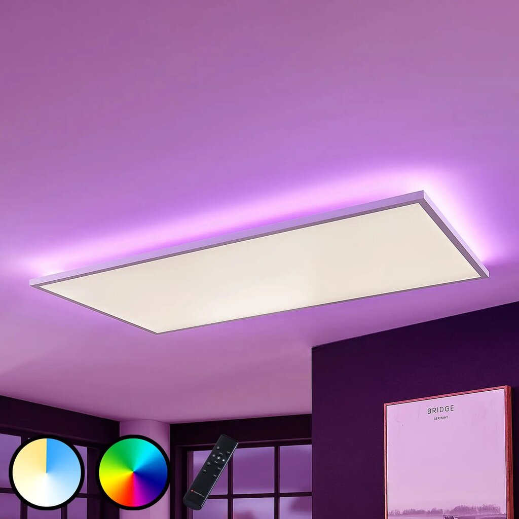 LED panelis Brenda CCT tālvadības pults 59,5 x 119,5 cm cena un informācija | Iebūvējamās lampas, LED paneļi | 220.lv
