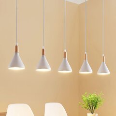 LED piekaramā lampa Arina balta krāsa, 5 spuldzes cena un informācija | Piekaramās lampas | 220.lv