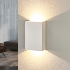 LED sienas lampa Fabiola no ģipša, augstums 16 cm cena un informācija | Sienas lampas | 220.lv