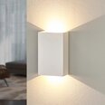 LED sienas lampa Fabiola no ģipša, augstums 16 cm