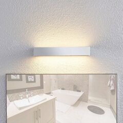 Lindby Layan LED vannas istabas sienas gaismeklis, hroms, 30 cm cena un informācija | Griestu lampas | 220.lv