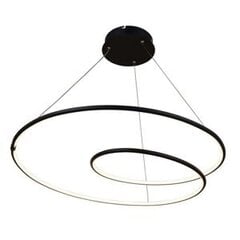 Lindby Lucy LED piekaramā lampa, 70cm, matēta melna cena un informācija | Piekaramās lampas | 220.lv