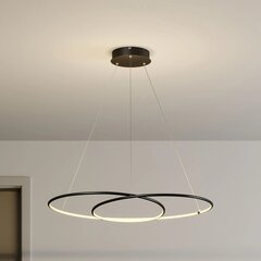 Lindby Lucy LED piekaramā lampa, 90cm, matēta melna cena un informācija | Lindby Mēbeles un interjers | 220.lv