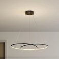 Lindby Lucy LED piekaramā lampa, 90cm, matēta melna