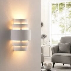 Lindby Marit LED ģipša sienas gaismeklis, pakāpiens cena un informācija | Sienas lampas | 220.lv