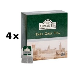 Tēja AHMAD EARL GREY, aploksnēs ar diegu, iepakojumā 4 gab. цена и информация | Чай | 220.lv