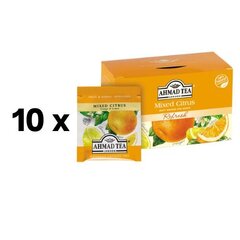 Tēja AHMAD MIXED CITRUS 20 aploksnes pa 2g, iepakojumā 10gab. cena un informācija | Tēja | 220.lv