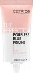 Grima bāze Catrice The Perfector Poreless Blur Nude (30 ml) цена и информация | Пудры, базы под макияж | 220.lv