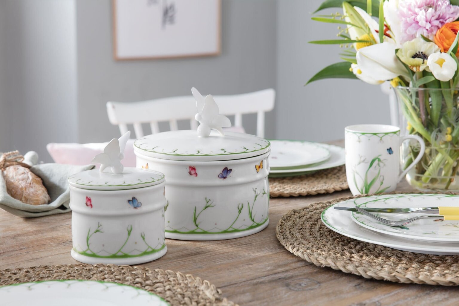 Villeroy & Boch Colourful Spring liels trauks ar vāciņu, 16 cm цена и информация | Trauki, šķīvji, pusdienu servīzes | 220.lv