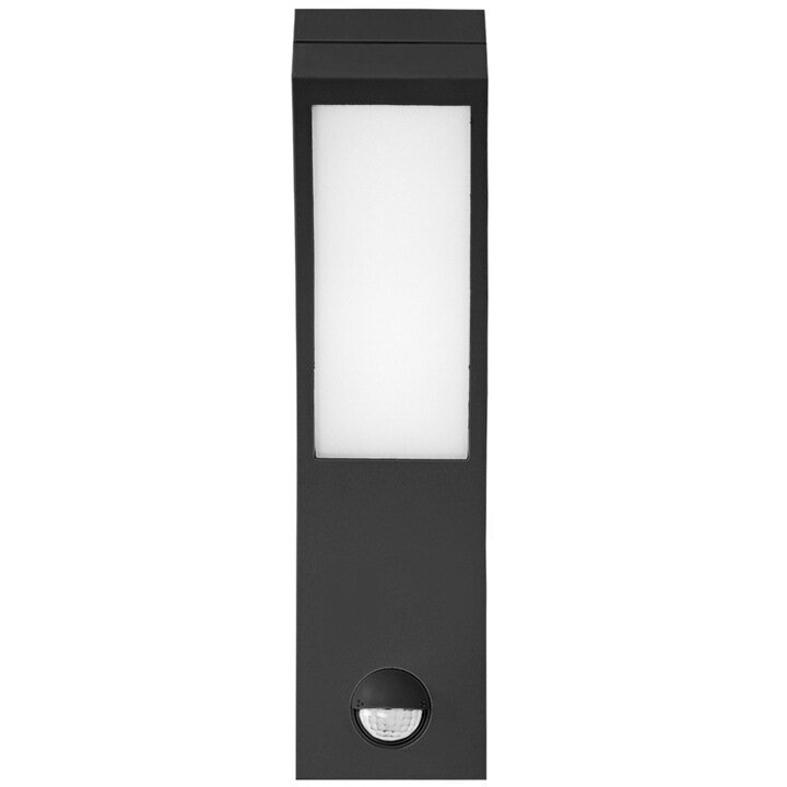 Led āras sienas lampa ar kustības sensoru cena un informācija | Āra apgaismojums | 220.lv