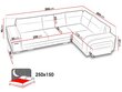 Dīvāns Sandi-Inari 100+ ekoskops Soft 017-Left cena un informācija | Dīvāni | 220.lv
