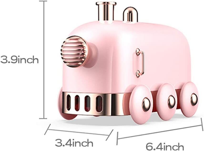 Bērnu aromterapijas retro difuzors iztvaicētājs Pink Train 300ml cena un informācija | Gaisa mitrinātāji | 220.lv