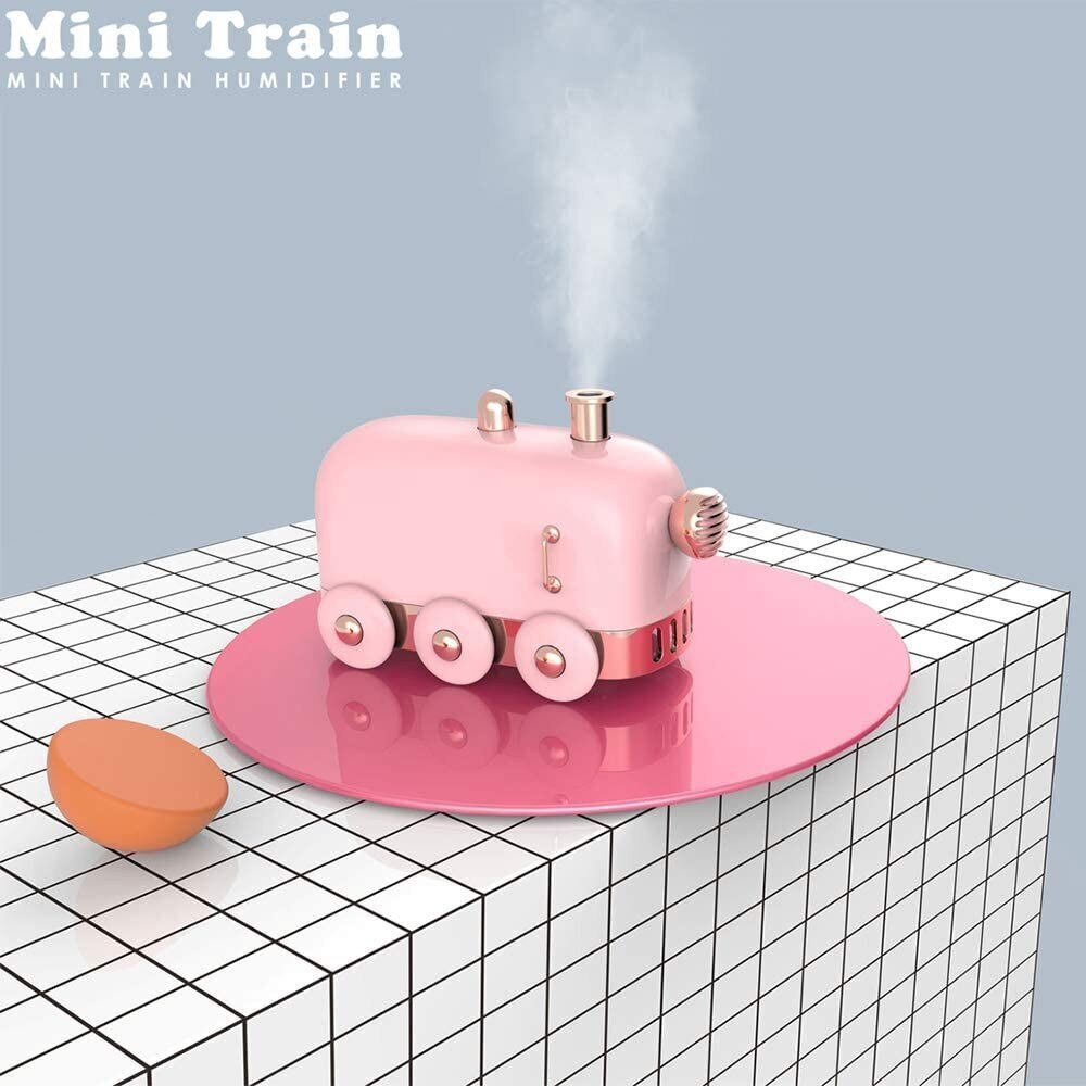 Bērnu aromterapijas retro difuzors iztvaicētājs Pink Train 300ml cena un informācija | Gaisa mitrinātāji | 220.lv