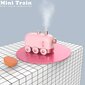 Bērnu aromterapijas retro difuzors iztvaicētājs Pink Train 300ml цена и информация | Gaisa mitrinātāji | 220.lv