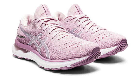Skriešanas apavi sievietēm Asics Gel-Nimbus 24, rozā cena un informācija | Sporta apavi sievietēm | 220.lv