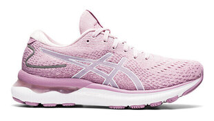 Женские беговые кроссовки Asics Gel-Nimbus 24, розовые цена и информация | Спортивная обувь, кроссовки для женщин | 220.lv