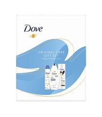 Набор подарочный «Dove» Original Care дезодорант-спрей, 150 мл+гель для душа, 250мл+лосьон для тела, 250мл цена и информация | Dove Духи, косметика | 220.lv