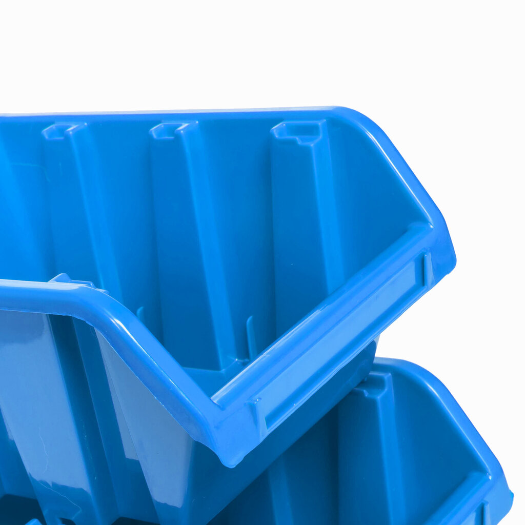 Lekraušanas kaste 10 vienību šķirošanas kaste 8x11,5x6 cm zils | Darbnīcā ir sakrautas plastmasas uzglabāšanas kastes cena un informācija | Instrumentu kastes | 220.lv