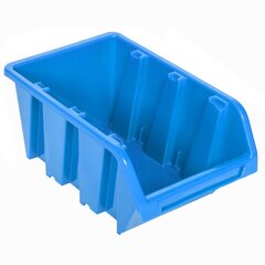 botle 5x Saliekama plastmasas uzglabāšanas kaste 100x150x70 mm zils цена и информация | Ящики для инструментов, держатели | 220.lv