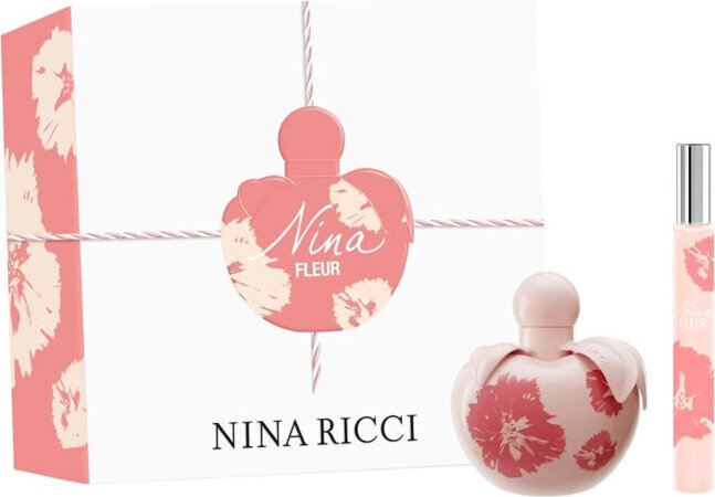 Sieviešu smaržu komplekts Nina Ricci Nina Fleur EDT, 2 gab. cena un informācija | Sieviešu smaržas | 220.lv