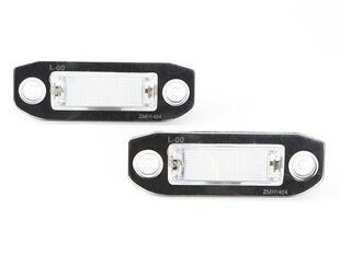 LED numura zīmes apgaismojuma komplekts Volvo S40 S60 S80 V50 V70 C30 XC 60 70 90 cena un informācija | Auto spuldzes | 220.lv