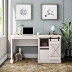 Письменный стол Dorel Home Knox, белый цена и информация | Компьютерные, письменные столы | 220.lv