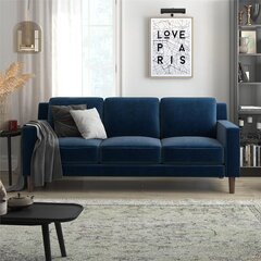 Dīvāns Brynn, zils cena un informācija | Dīvāni | 220.lv