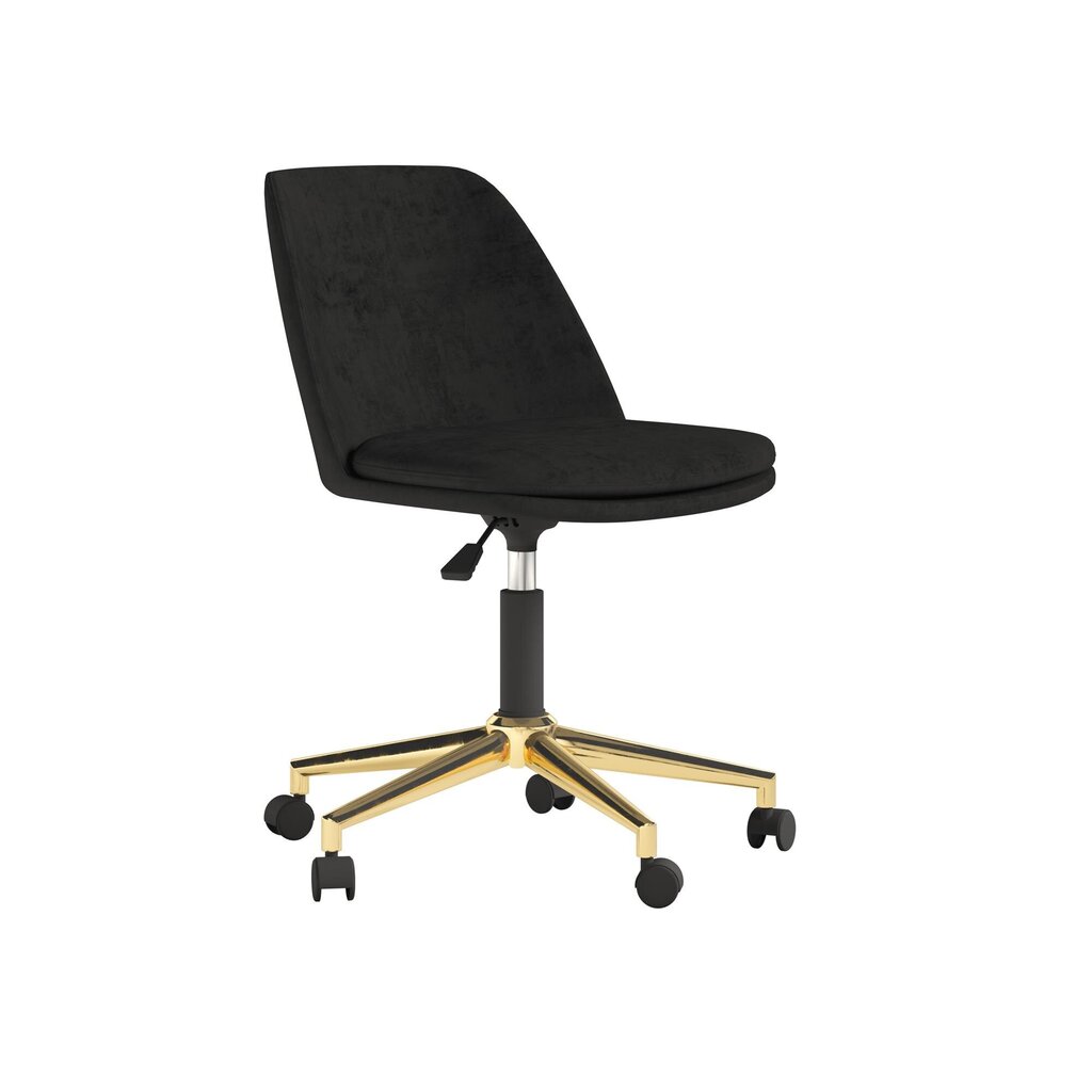 Biroja krēsls Ivy Pillowtop, melns cena un informācija | Biroja krēsli | 220.lv