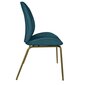 Ēdamistabas krēsls CosmoLiving by Cosmopolitan Astor, zils cena un informācija | Virtuves un ēdamistabas krēsli | 220.lv