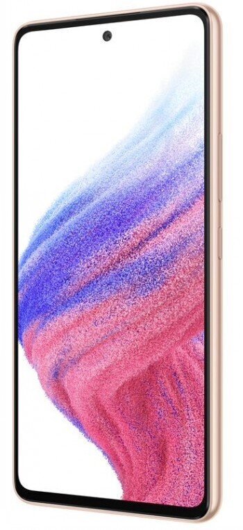 Samsung Galaxy A53 5G 8/256GB Dual SIM SM-A536BZOLEUB Peach cena un informācija | Mobilie telefoni | 220.lv