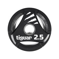 Svara disks Tiguar PU 2.5 kg TI-WTPU00250 цена и информация | Гантели, гири, штанги | 220.lv