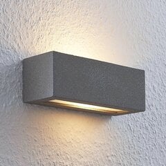 Lindby Nellie LED betona sienas lampa, platums 21,8 cm цена и информация | Настенные светильники | 220.lv