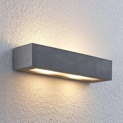 Lindby Nellie LED betona sienas lampa, platums 36 cm цена и информация | Настенные светильники | 220.lv