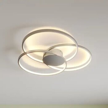 Lindby Riley LED griestu lampa, regulējama, alumīnija cena un informācija | Griestu lampas | 220.lv