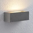 Lindby Selma LED бра из бетона, квадратный