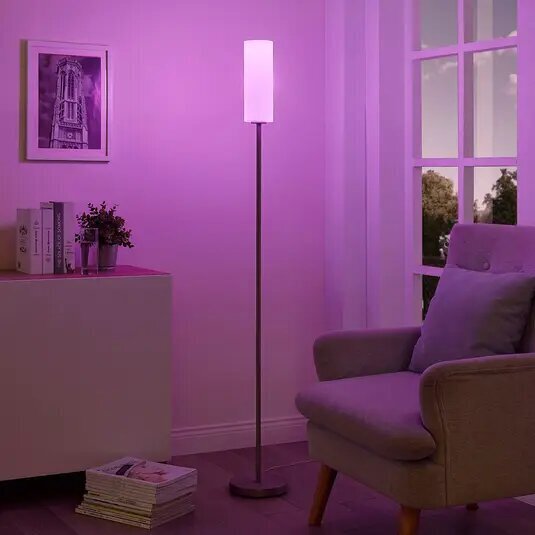 Lindby Smart RGB LED stāvlampa Felice, izmantojot lietotni cena un informācija | Stāvlampas | 220.lv
