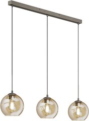 Подвесной светильник Lindby Sofian, три лампы, янтарь цена и информация | Люстры | 220.lv