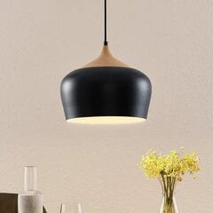 Lindby Vilsera piekaramā lampa melnā krāsā цена и информация | Люстры | 220.lv