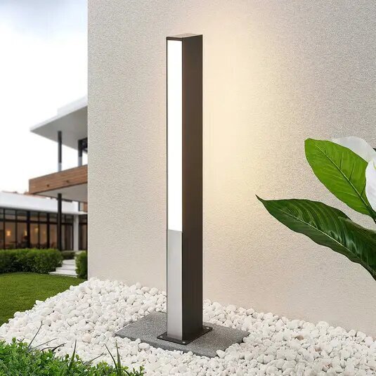 Lucande Aegisa LED sliežu gaisma, 80 cm cena un informācija | Āra apgaismojums | 220.lv