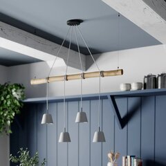 Подвесной светильник Lucande Asta с бетонными крышками цена и информация | Люстры | 220.lv